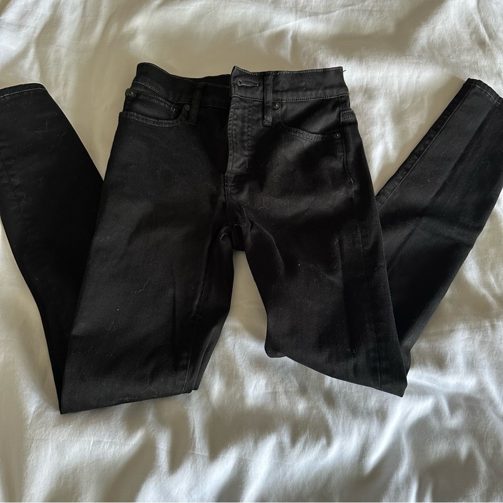 Black 9” Toothpick Jean